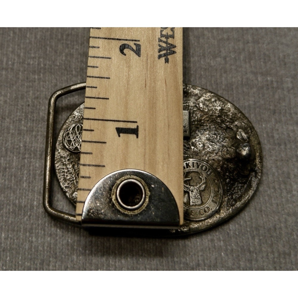 Vintage Siskiyou 1983 Silver Eagle Western Belt Buckle Rodeo Southwestern - Picture 6 of 8